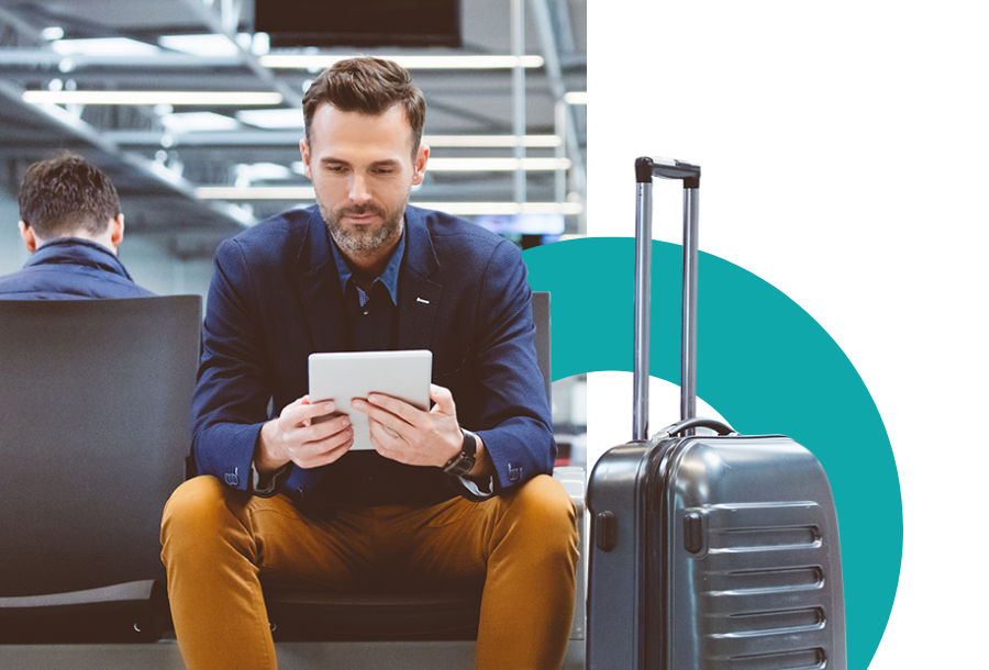 Man-airport-green-circle-3